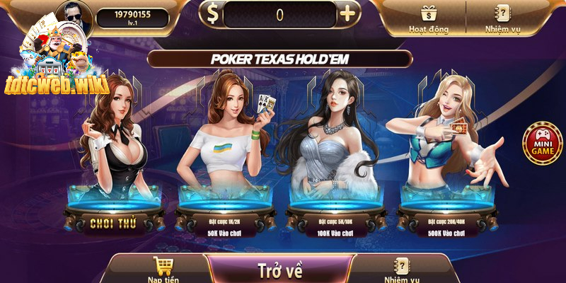 Poker TDTC - Poker Texas Hold’em là một trong những trò chơi bài phổ biến