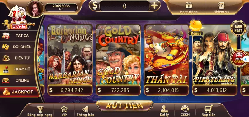 Mỗi slot game tại tdtc đều mang một cốt truyện khác nhau