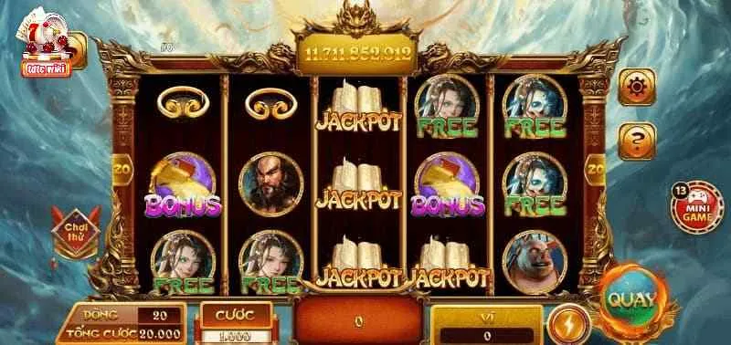 Sảnh game slot cực hấp dẫn với hơn 200 dòng thưởng